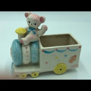RARE Vintage 1960 RELPO Teddy Bear Baby Planter